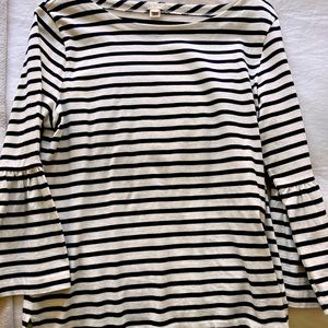 J crew stripped top
